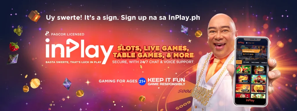 InPlay Casino Philippines Online Gaming Banner
